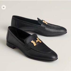 Hermes Paris Loafer Noir USED